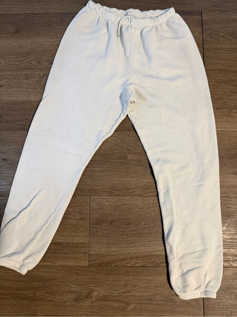 perfectwhitetee White Cozy Joggers